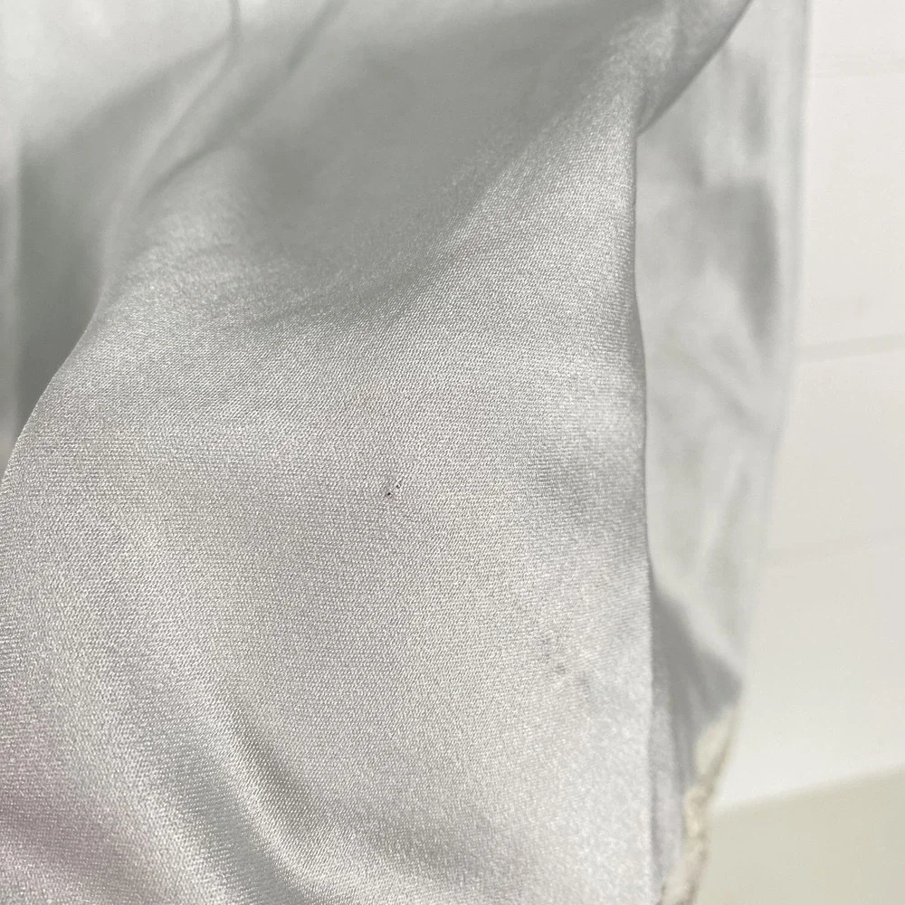 Xia Slip Skirt Womens Small Lace Trim Floral Satin Lingerie Made USA Vintage - Picture 4 of 12